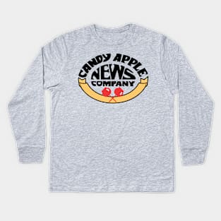 Candy Apple News Full Color Kids Long Sleeve T-Shirt